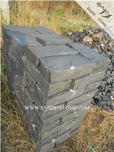 Zhangpu Black Basalt,Chinese Black Basalt Cobble Stone,Natural Split Paving Stone For Garden Stepping Pavements,Garden Decoration,Driveway Paving Stone,Blind Paving Stone