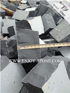 Zhangpu Black Basalt Paving Stone,All Natural Split Black Basalt Cobble Stone,Exterior Pattern,Patio Pavers