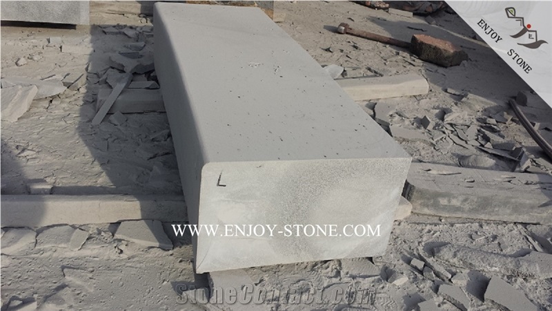 Zhangpu Bluestone Kerbs,Grey Basalto with Honeycombs,All Sides Machine Cut/Sawn Cut Basalto Road Stone,Bluestone Curbstone