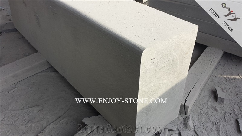 Zhangpu Bluestone Kerbs,Grey Basalto with Honeycombs,All Sides Machine Cut/Sawn Cut Basalto Road Stone,Bluestone Curbstone