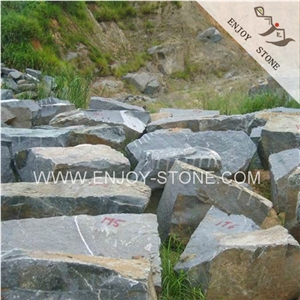 Zhangpu Dark Green G612 Olive Green Granite Stone,Cubes for Landscaping and Garden,Side Stone,Granite Block,Rock Stone for Sale