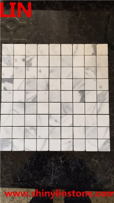 Ariston White Marble Mosaic, Jazz White Marble Mosaic, Carrara White Marble Mosaic, White Mosaic