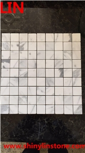 Ariston White Marble Mosaic, Jazz White Marble Mosaic, Carrara White Marble Mosaic, White Mosaic