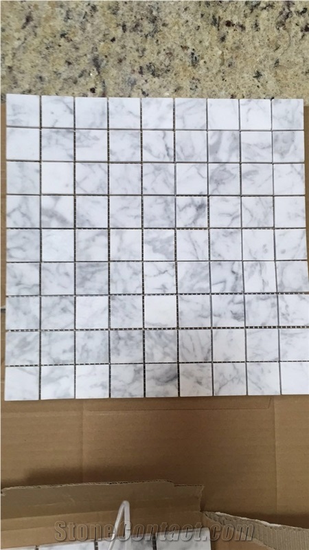 Ariston White Marble Mosaic, Jazz White Marble Mosaic, Carrara White Marble Mosaic, White Mosaic