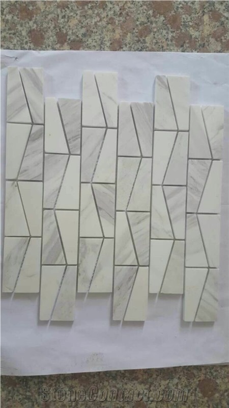 Ariston White Marble Mosaic, Jazz White Marble Mosaic, Carrara White Marble Mosaic, White Mosaic