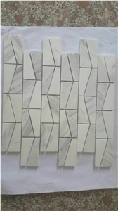 Ariston White Marble Mosaic, Jazz White Marble Mosaic, Carrara White Marble Mosaic, White Mosaic