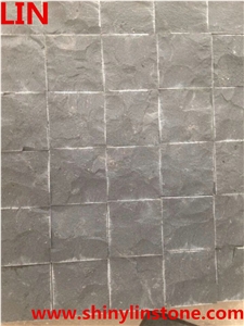 Hebei Black Granite Cobble, China Black Granite Cube Stone, Black Granite