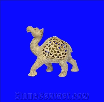 Marble Camel Statue, Brown Marble Statues