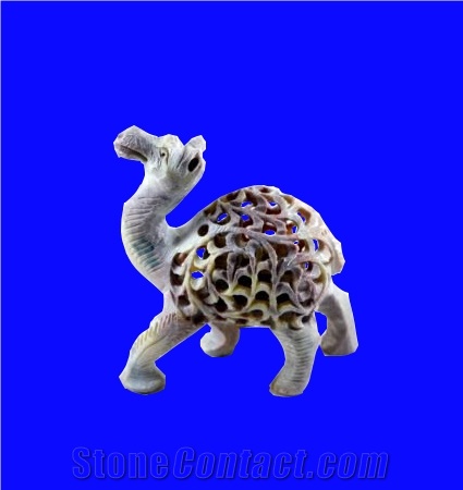 Marble Camel Statue, Brown Marble Statues