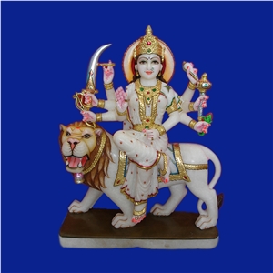 Marble Maa Durga Artifacts