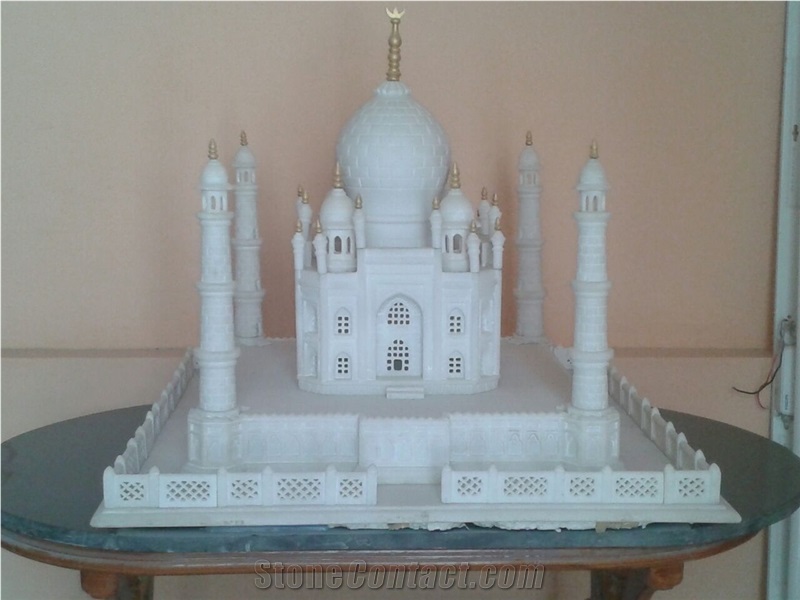 Marble Taj Mahal Statue Artifacts