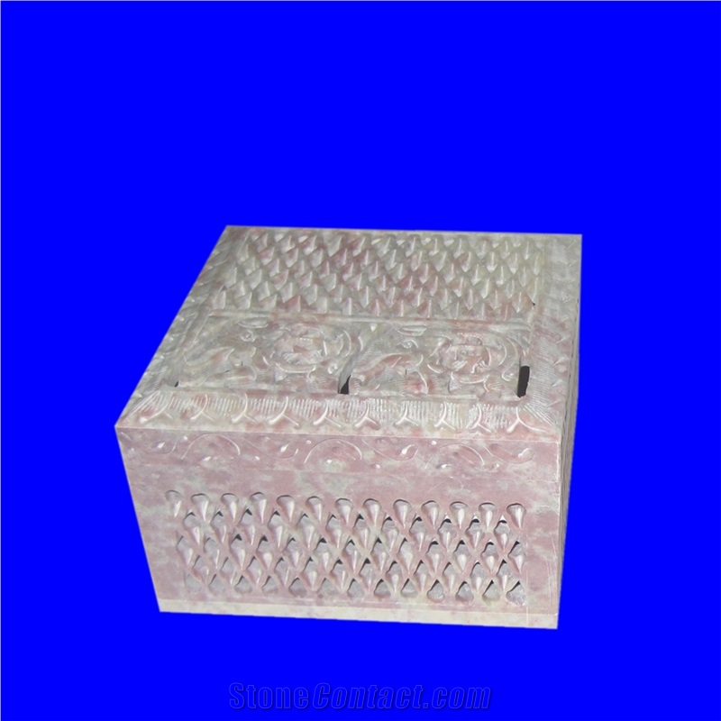 Soapstone Carved Boxes
