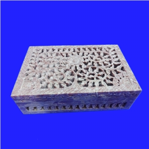 Soapstone Carved Boxes