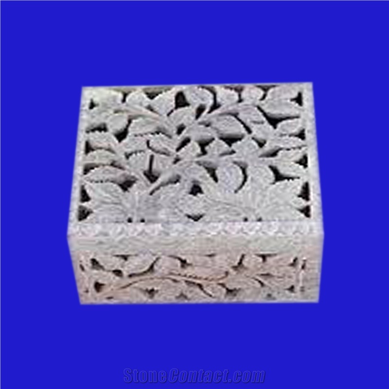Soapstone Carved Boxes