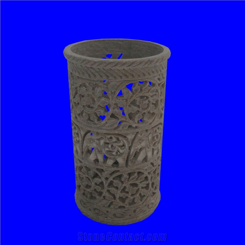 Soapstone Pen Holder