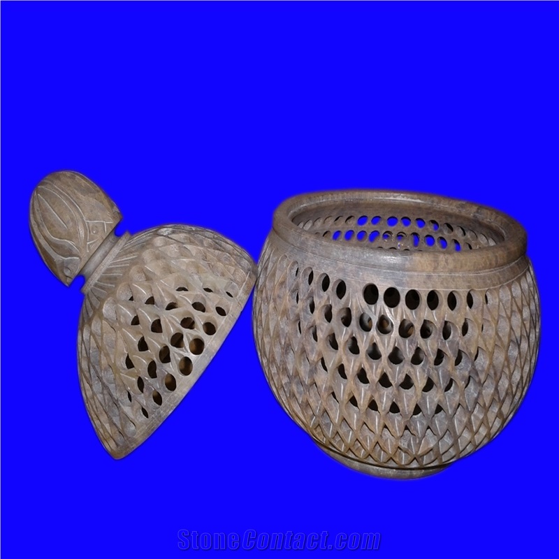 Soapstone Pot Puri Boxes