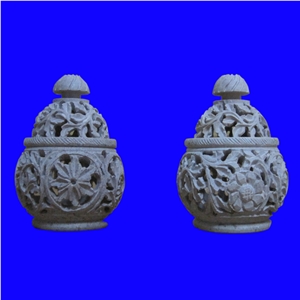 Soapstone Pot Puri Boxes