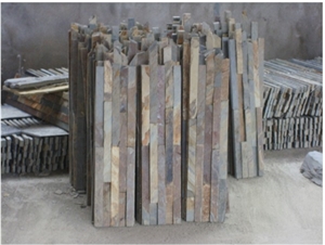 China Cheap Rusty Slate Culture Stone Wall Cladding