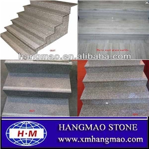 G603 Grey Granite Stair Treads,China White Granite Stair Riser