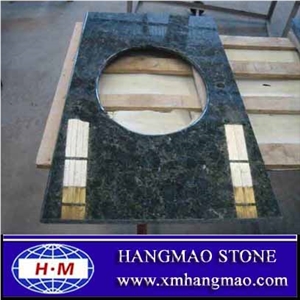 Prefab 2014 Green Granite Kitchen Countertop