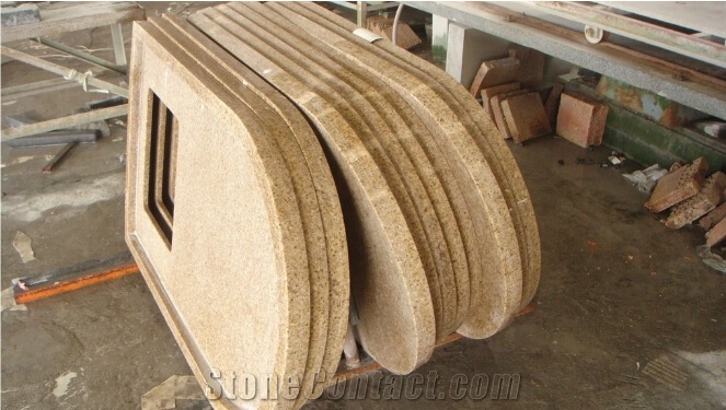 Yellow Granite G682 Kitchen Countertop for Sale
