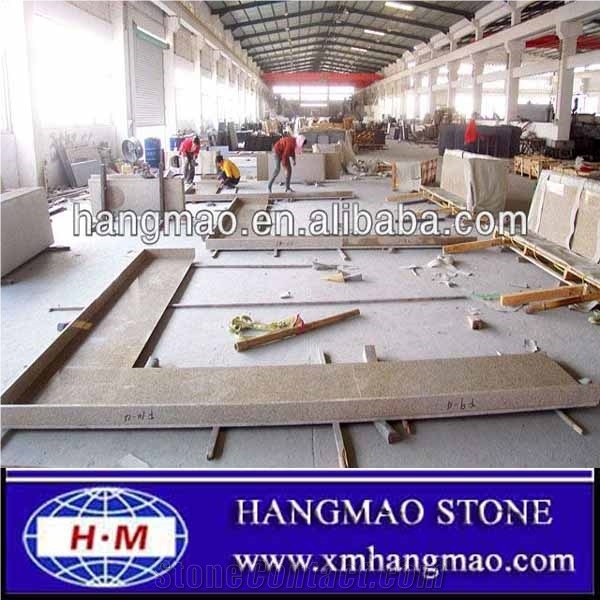 Yellow Granite Kitcken Countertops, Kitchen Bar Top, Kitchen Island Tops