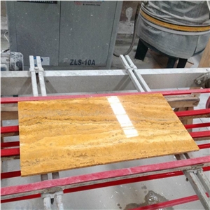 Yellow Color Travertine Persian Gold Traverino Tile
