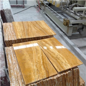Yellow Color Travertine Persian Gold Traverino Tile