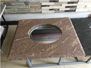 Natural Granite Vanity Top with Single Sink Hole, Different Colors for Your Choose, Good Quality Bathroom Top on Sales from China
