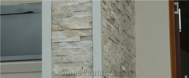 Beige Quartzite,Cream White Quartzite,Chinese Cream White Quartzite Culture Stone