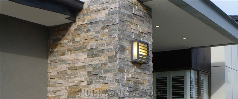 Beige Slate,014,Cultured Stone,Wall Cladding,Ledge Stone,Thin Stone Veneer