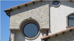 Beige Slate,014,Cultured Stone,Wall Cladding,Ledge Stone,Thin Stone Veneer