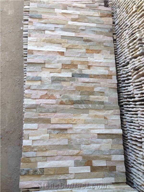 Beige Slate,Chinese Wall Decor,Stone Wall Cladding,Pool Waterfall,Cheap Chinese Wall Stone Panel,Thin Stone Veneer