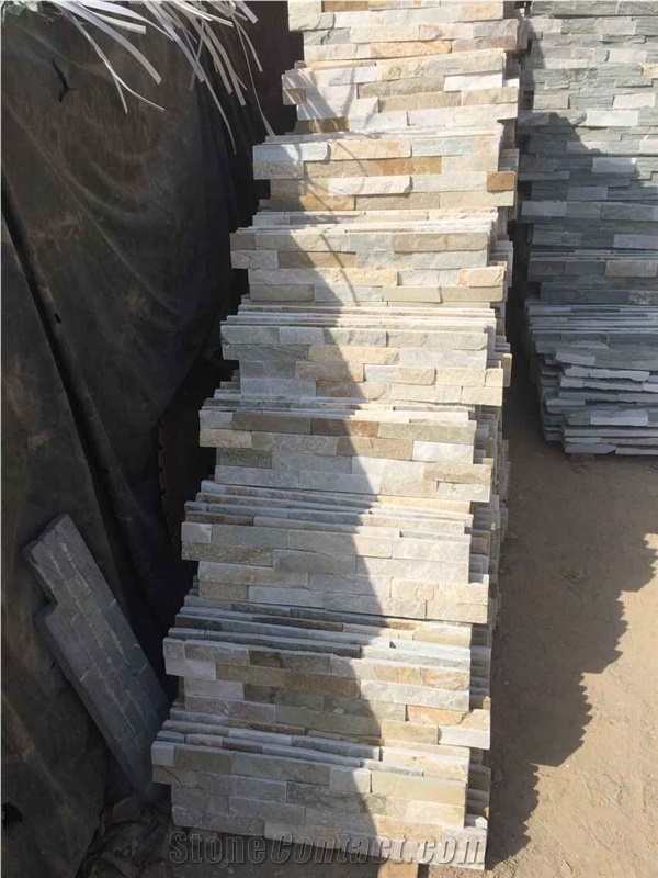 Beige Slate,Chinese Wall Decor,Stone Wall Cladding,Pool Waterfall,Cheap Chinese Wall Stone Panel,Thin Stone Veneer