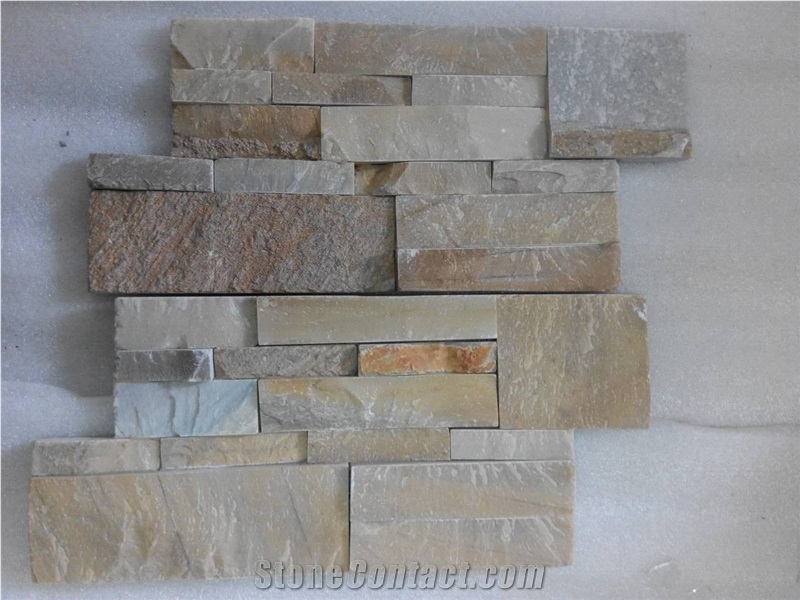 Beige Slate,Chinese Wall Decor,Stone Wall Cladding,Pool Waterfall,Cheap Chinese Wall Stone Panel,Thin Stone Veneer