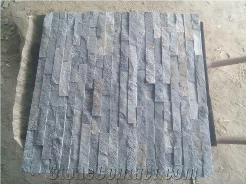 Blue Cultured Stone, Ledge Stone Slate,Stone Wall Veneer Stone,Blue Black Slate Cultural Stone, Cultured Stone