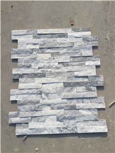 Cloudy Grey Quartzite,Split Face Culture Stone,Ledge Stone,Stone Veneer