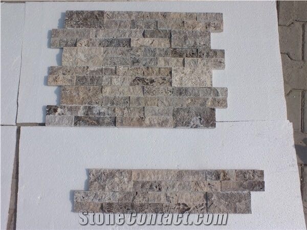 Coffee Travertine/Yellow Travertine/Coffee Travertine Culture Stone/Coffee Travertine Culture Stone/Coffee Travertine Panels/Coffee Travertine Ledgestone