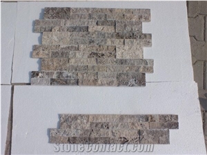 Coffee Travertine/Yellow Travertine/Coffee Travertine Culture Stone/Coffee Travertine Culture Stone/Coffee Travertine Panels/Coffee Travertine Ledgestone