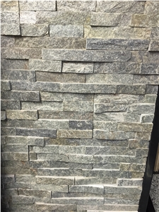 Green Quartzite Cultured Stone, Decorative Green Stone Veneer,Quartzite Green Wall Stone Ledge Stone, Green Shinning Cheap Stone Veneer