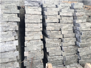 Green Quartzite Cultured Stone, Decorative Green Stone Veneer,Quartzite Green Wall Stone Ledge Stone, Green Shinning Cheap Stone Veneer