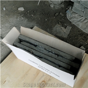 Green Slate Cement Natural Cultured Stone/ Stacked Stone/ Ledge Stone for Wall Panel Cladding
