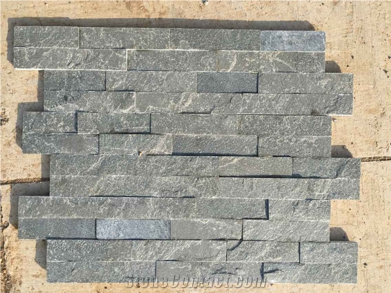 Grey Quartzite,Grey Color Stone Panel,Grey Quartzite Culture Stone,Chinese Grey Stone Wall Cladding