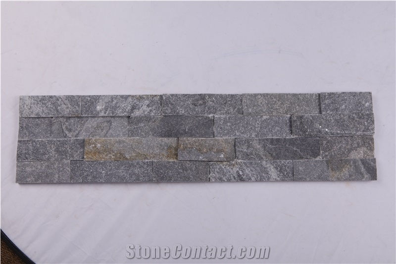Grey Quartzite,Grey Color Stone Panel,Grey Quartzite Culture Stone,Chinese Grey Stone Wall Cladding