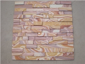 Multicolor Sandstone,Chinese Cultured Stone,Ledge Stone,Thin Stone Veneer