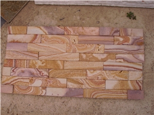 Multicolour Sandstone,Wall Cladding,Wall Decor,Ledge Stone,Chinese Cultured Stone