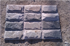 Mushroomed Wall Tiles, Wall Cladding,Pink Color Quartzite Mushroom Stone for Exterior Wall Cladding Tile,China Natural Split Face Pink Quartzite Mushroom Stone&Panels,Mushroom Wall Cladding