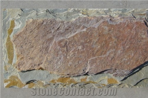 Mushroomed Wall Tiles, Wall Cladding,Pink Color Quartzite Mushroom Stone for Exterior Wall Cladding Tile,China Natural Split Face Pink Quartzite Mushroom Stone&Panels,Mushroom Wall Cladding
