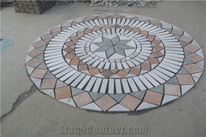 Slate Mosaic ,Mosaic Slate Cultured Stone, Wall Cladding & Covering, Stacked Stone Veneer, Ledge Stone,Wall Decor, Wall Panel,Multicolor Mosaic