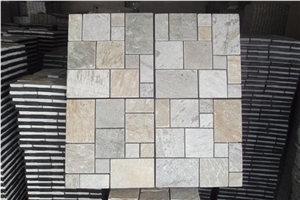 Slate Mosaic ,Mosaic Slate Cultured Stone, Wall Cladding & Covering, Stacked Stone Veneer, Ledge Stone,Wall Decor, Wall Panel,Multicolor Mosaic